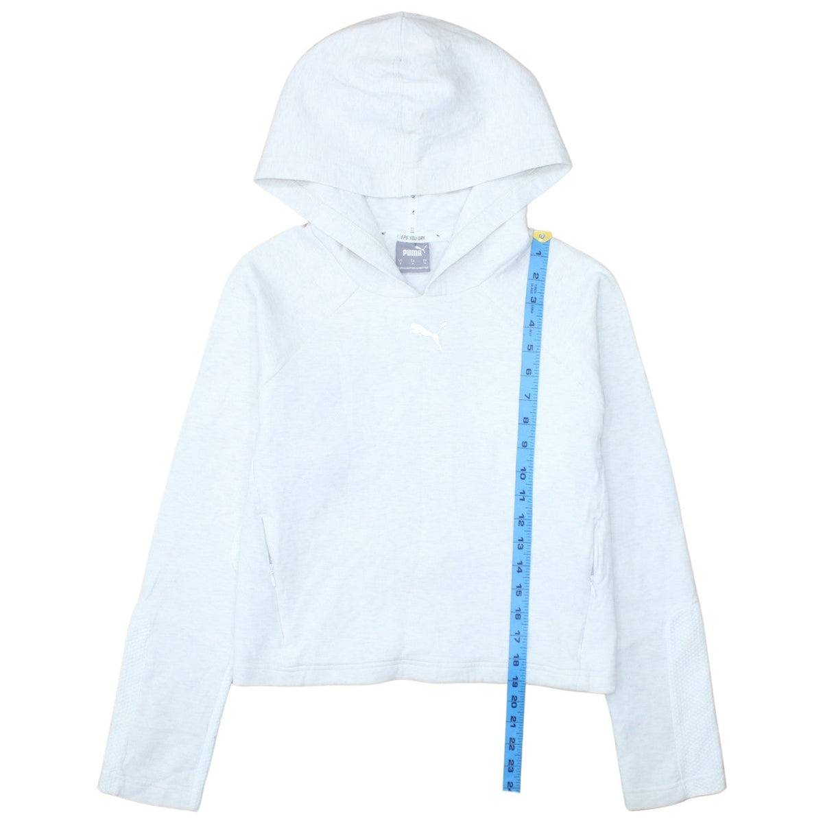 Womens UK Size S PUMA Grey Pullover Hoodie