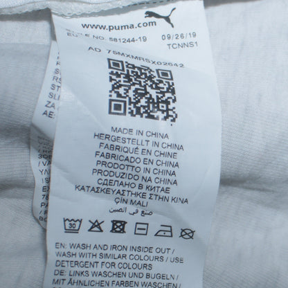Womens UK Size S PUMA Grey Pullover Hoodie