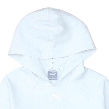Womens UK Size S PUMA Grey Pullover Hoodie