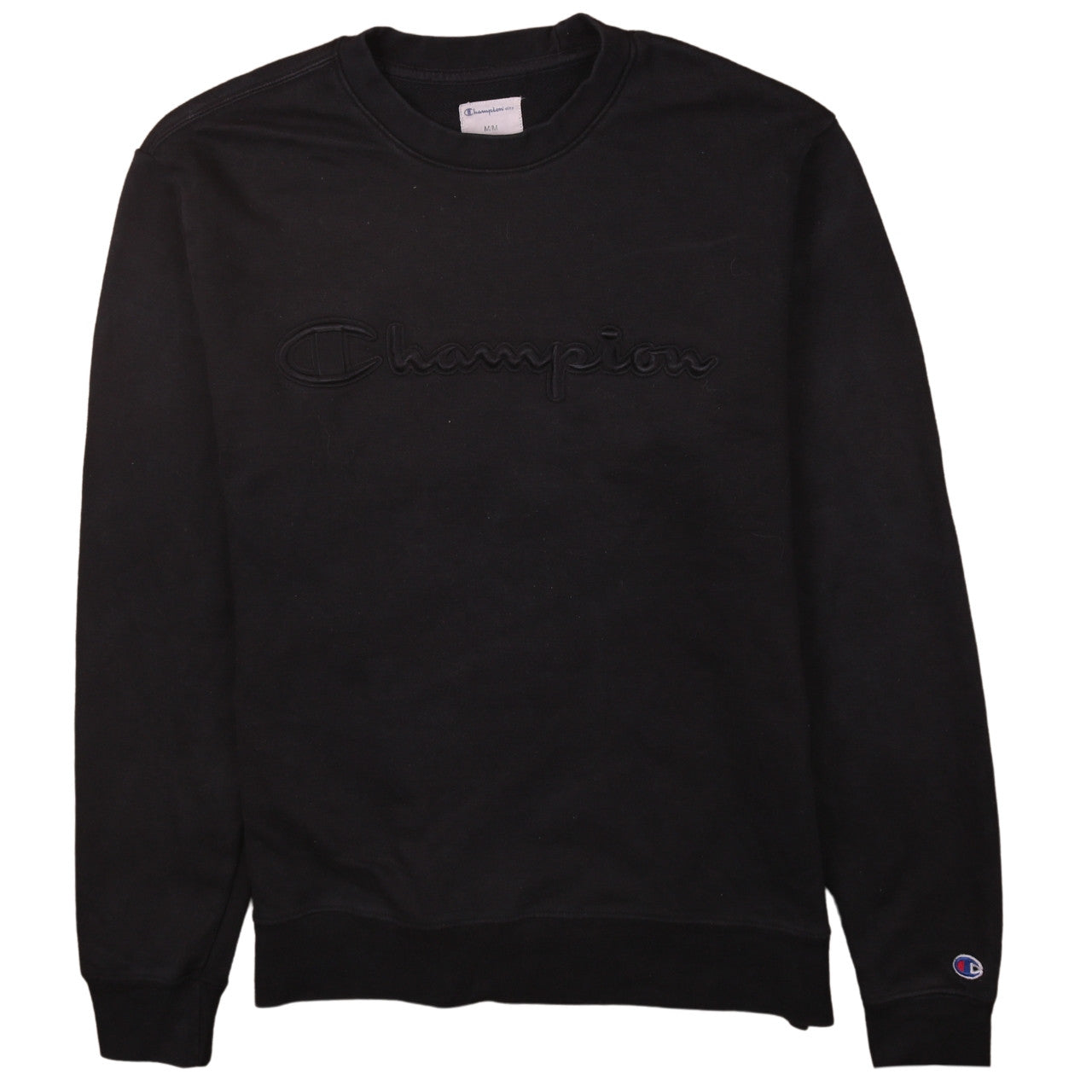Mens UK Size M Champion Black Pullover Sweatshirt