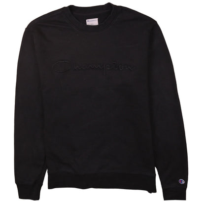 Mens UK Size M Champion Black Pullover Sweatshirt