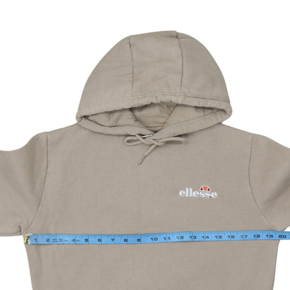 Mens UK Size XS ellesse Beige Pullover Hoodie