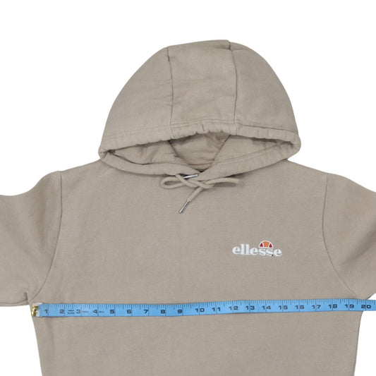 Mens UK Size XS ellesse Beige Pullover Hoodie