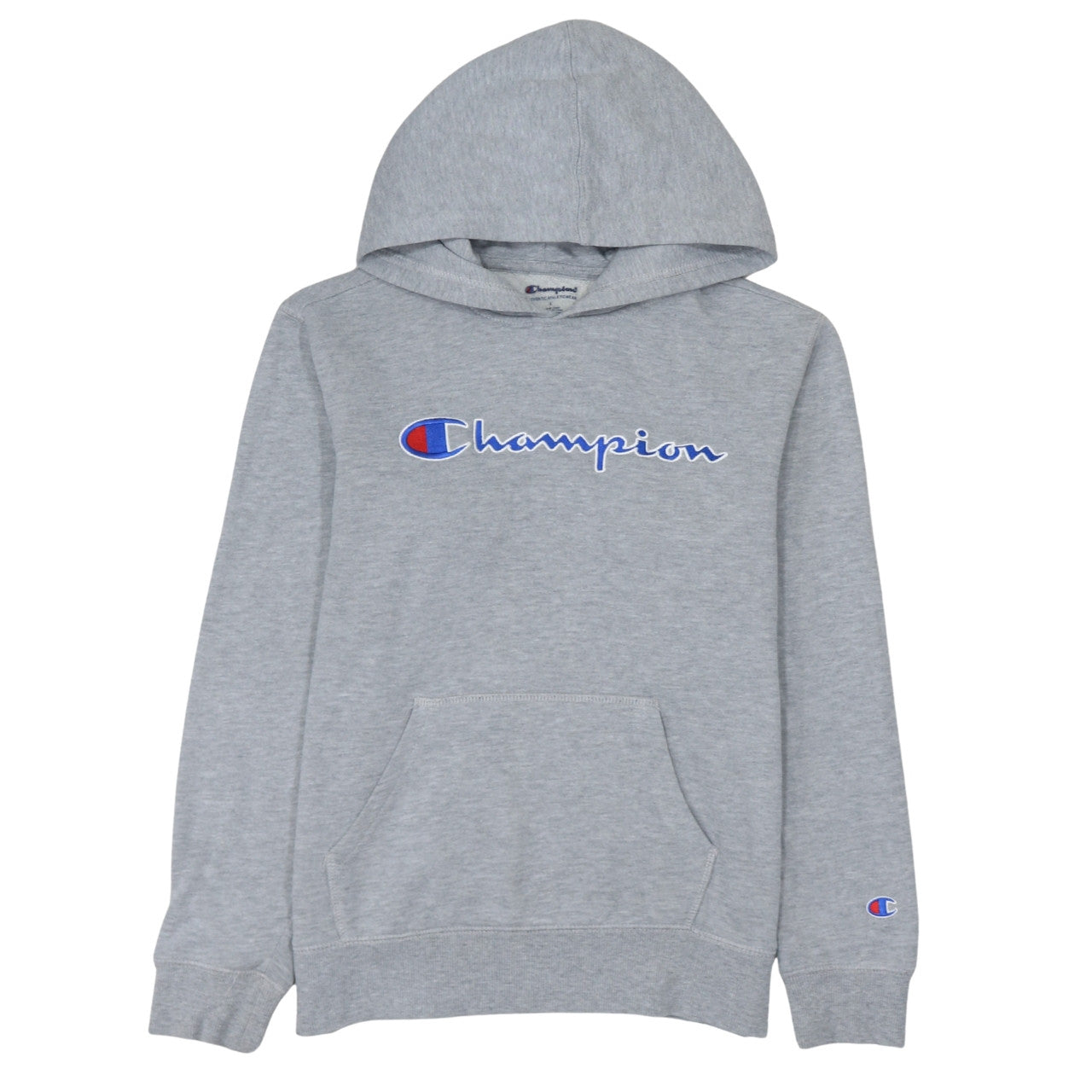 Womens UK Size L Champion Grey Pullover Hoodie