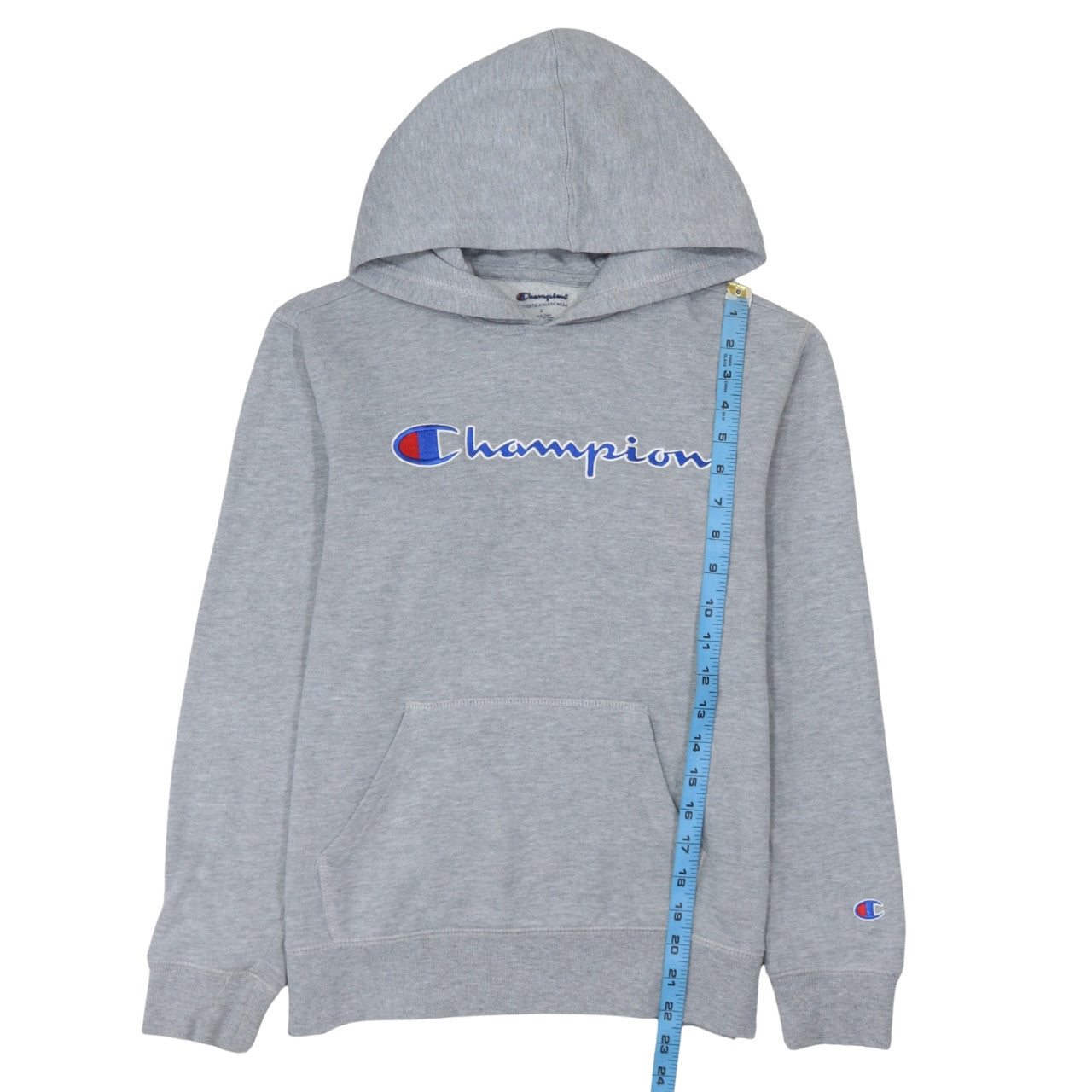 Womens UK Size L Champion Grey Pullover Hoodie