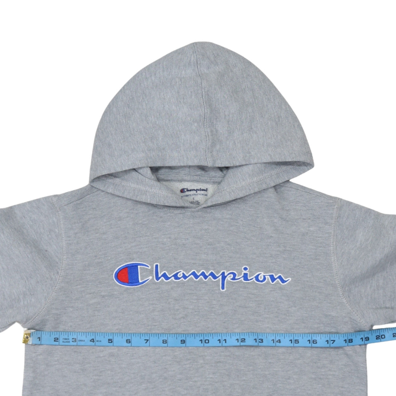 Womens UK Size L Champion Grey Pullover Hoodie