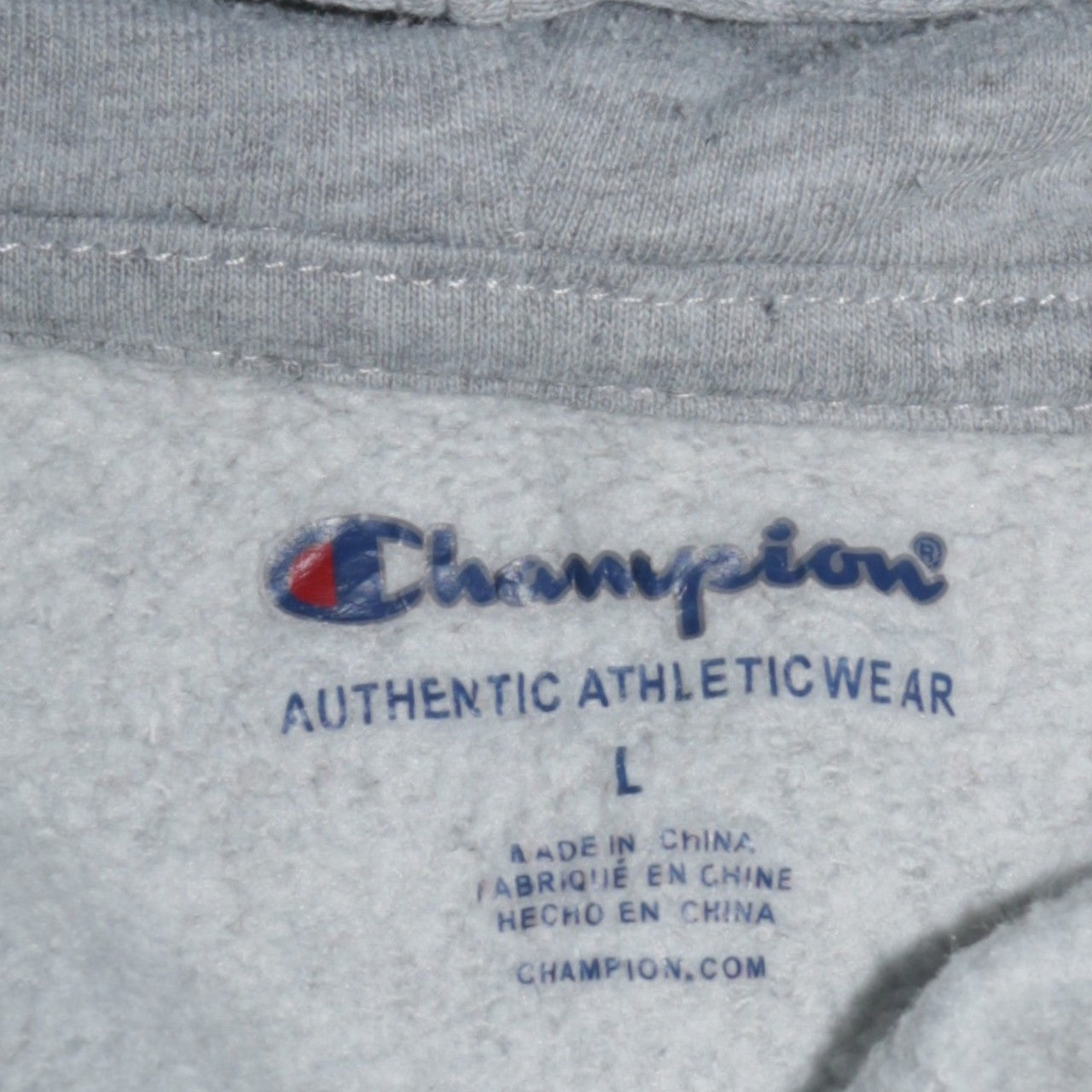 Womens UK Size L Champion Grey Pullover Hoodie
