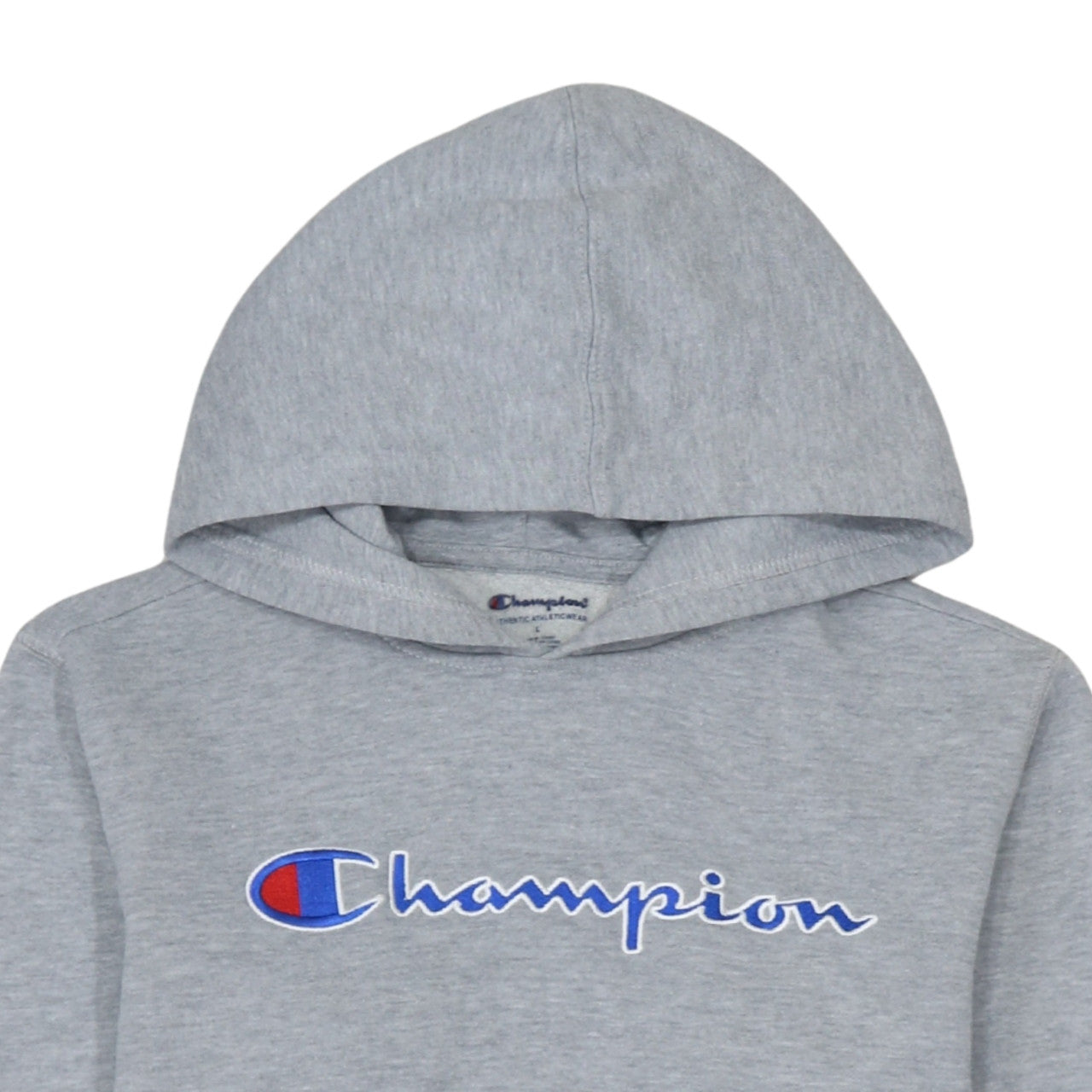 Womens UK Size L Champion Grey Pullover Hoodie