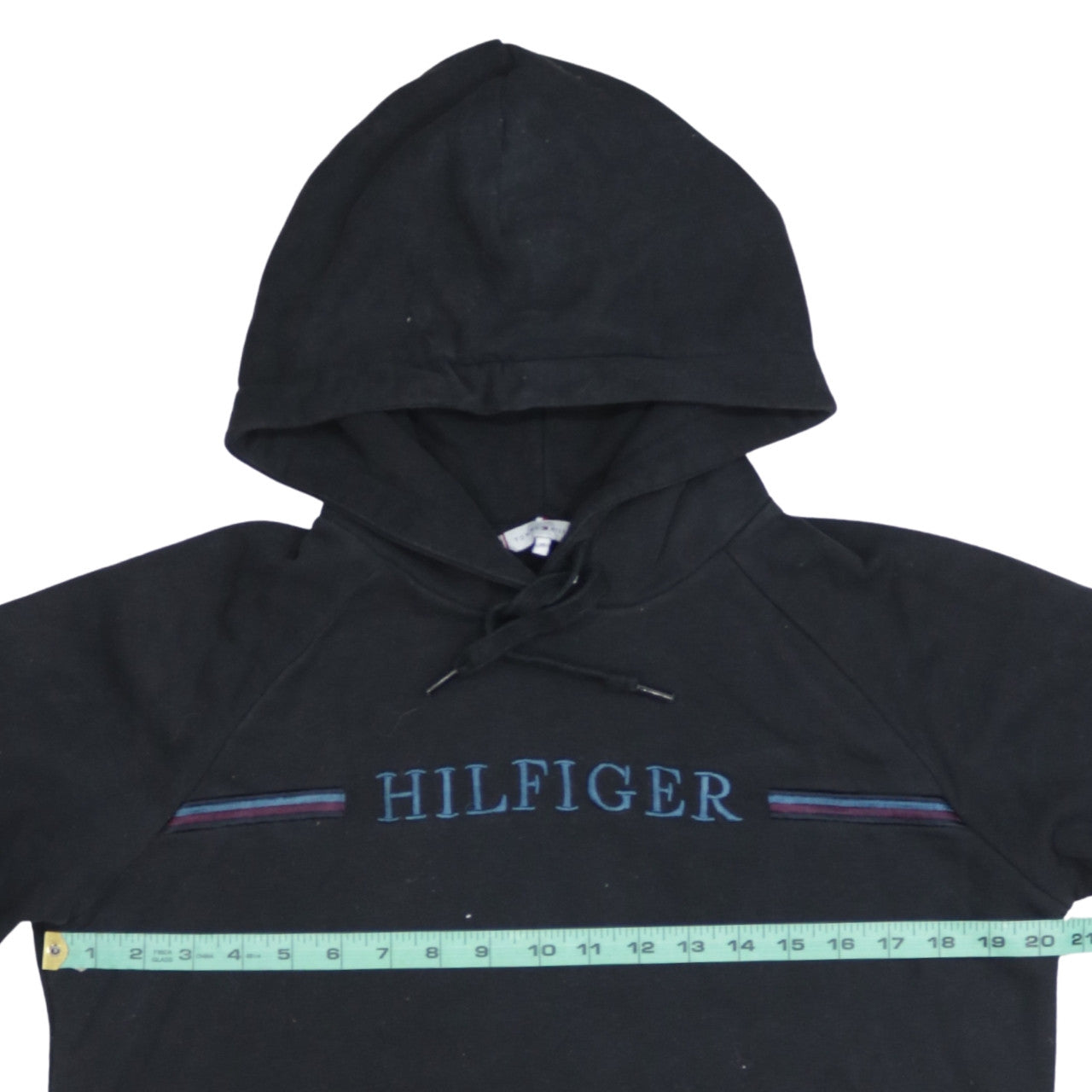 Mens UK Size XS Tommy Hilfiger Black Pullover Hoodie