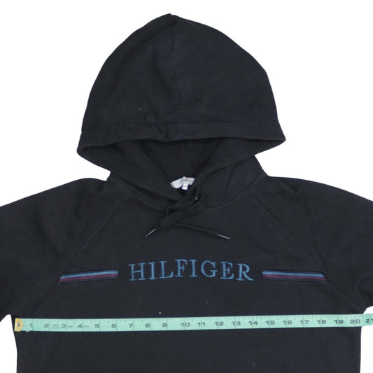 Mens UK Size XS Tommy Hilfiger Black Pullover Hoodie