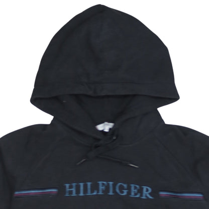 Mens UK Size XS Tommy Hilfiger Black Pullover Hoodie