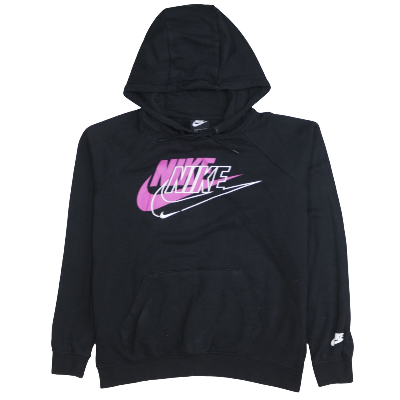 Mens UK Size S Nike Black Pullover Hoodie