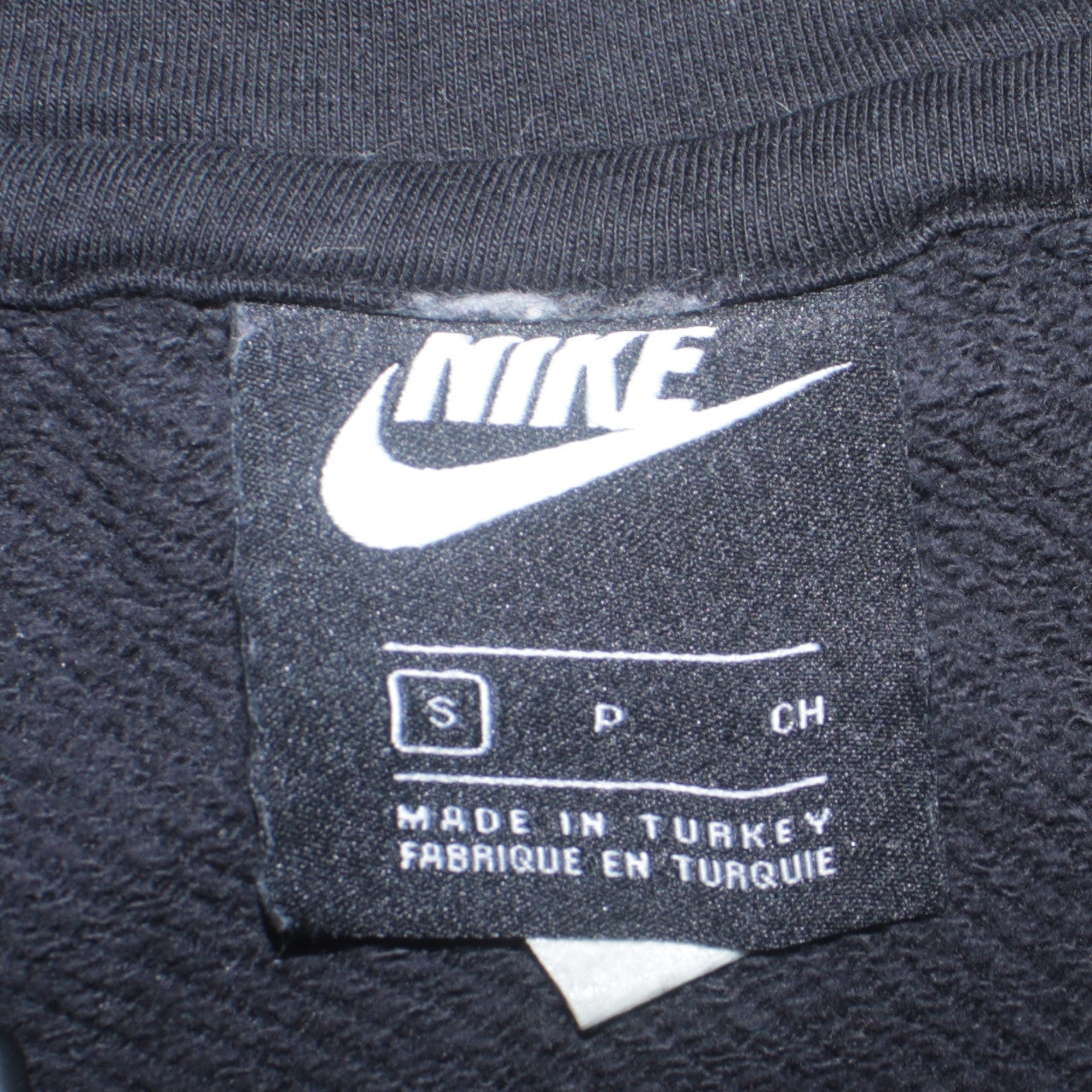 Mens UK Size S Nike Black Pullover Hoodie