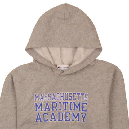 Champion Boys Grey Massachusetts Maritime Academy Pullover Hoodie YXL (14-16)