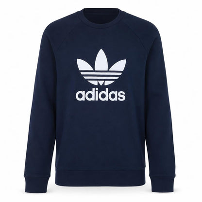 Mens UK Size S adidas Blue Pullover Sweatshirt
