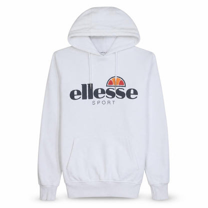 Womens UK Size 10 ellesse White Pullover Hoodie