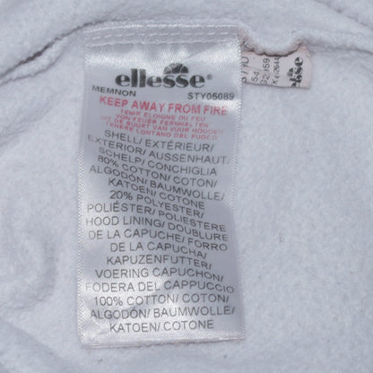 Womens UK Size 10 ellesse White Pullover Hoodie