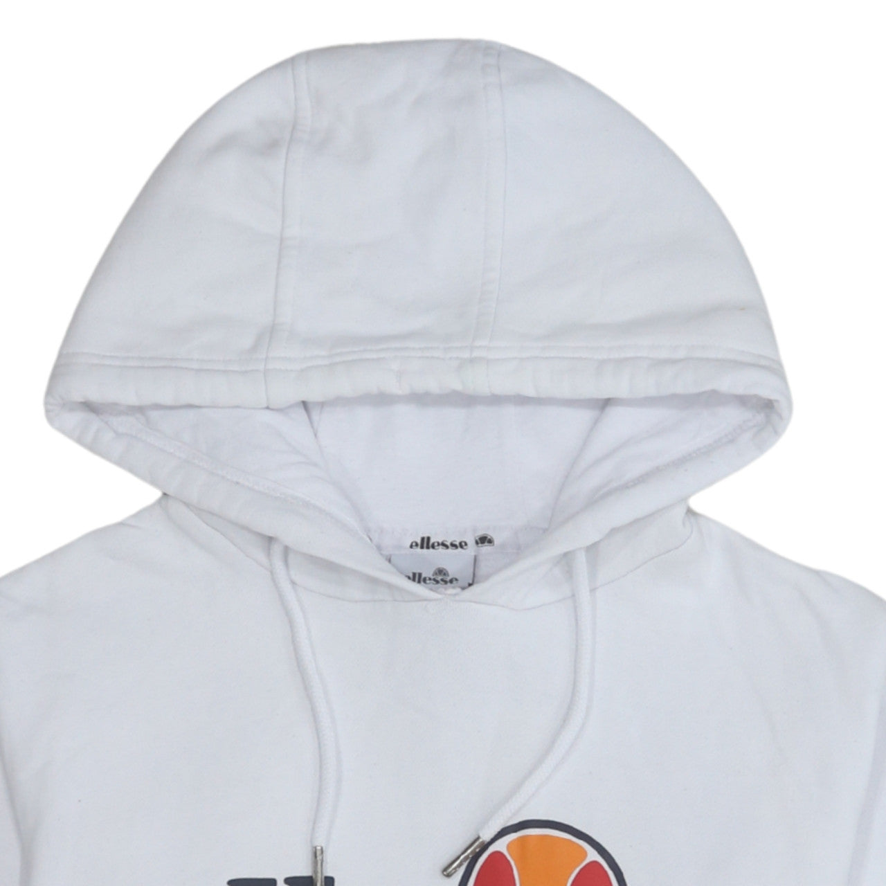 Womens UK Size 10 ellesse White Pullover Hoodie