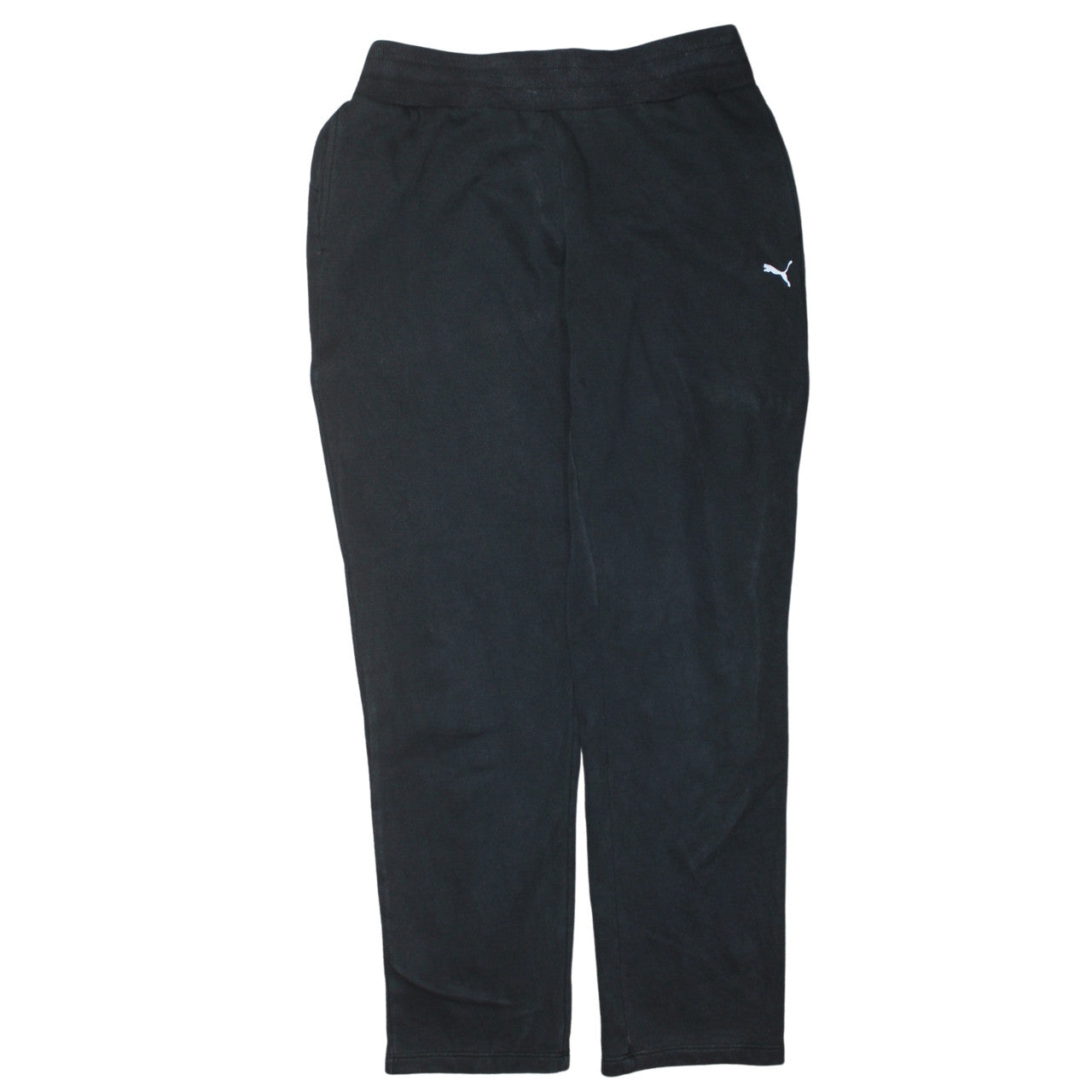 Womens UK Size M PUMA Regular Fit Jogger Black Trousers