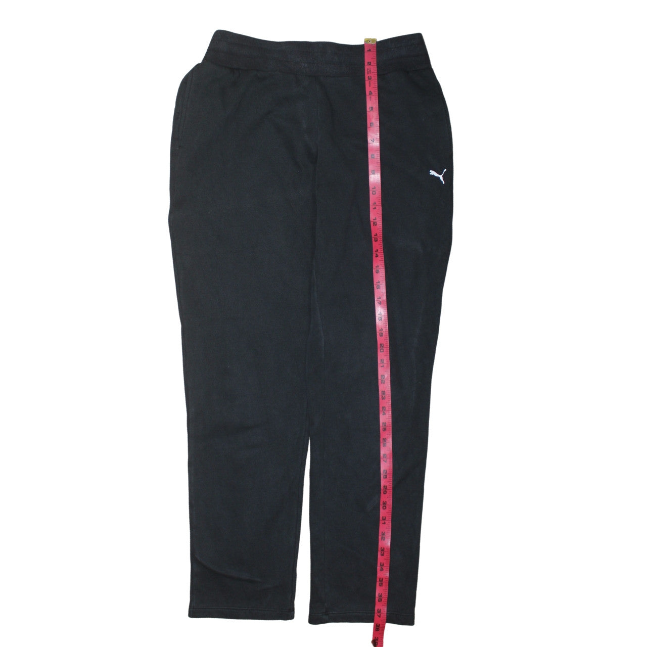 Womens UK Size M PUMA Regular Fit Jogger Black Trousers