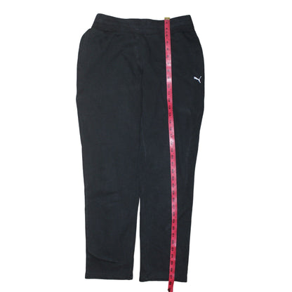 Womens UK Size M PUMA Regular Fit Jogger Black Trousers