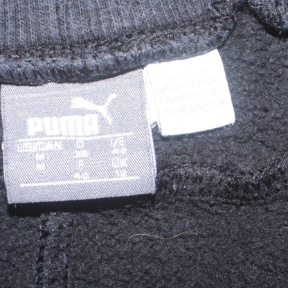 Womens UK Size M PUMA Regular Fit Jogger Black Trousers