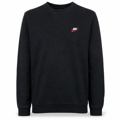 Mens UK Size M Nike Black Pullover Sweatshirt