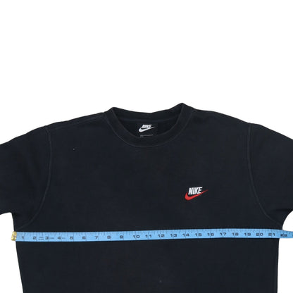 Mens UK Size M Nike Black Pullover Sweatshirt