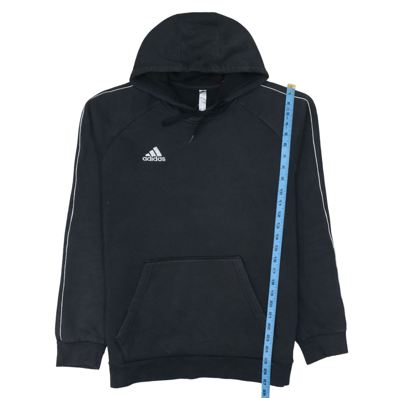 Mens UK Size L adidas Black Pullover Hoodie