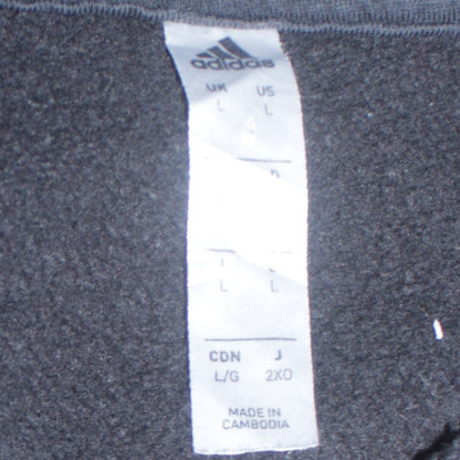 Mens UK Size L adidas Black Pullover Hoodie
