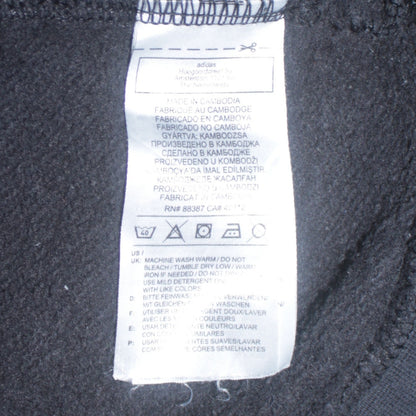 Mens UK Size L adidas Black Pullover Hoodie