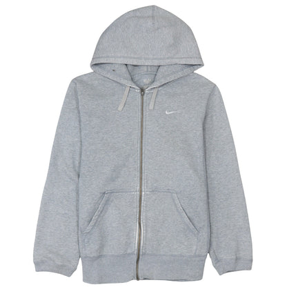 Mens UK Size M Nike Grey Full Zip Hoodie