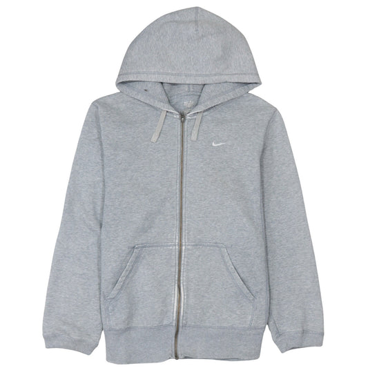 Mens UK Size M Nike Grey Full Zip Hoodie