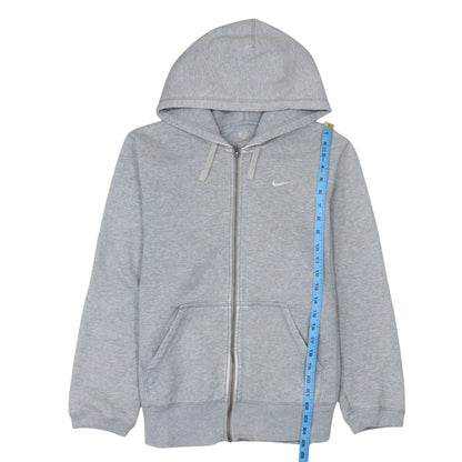 Mens UK Size M Nike Grey Full Zip Hoodie