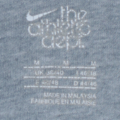 Mens UK Size M Nike Grey Full Zip Hoodie