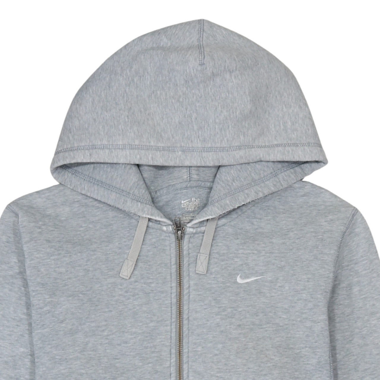 Mens UK Size M Nike Grey Full Zip Hoodie