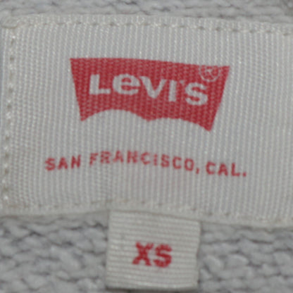 Mens UK Size XS Levi's Grey Pullover Hoodie
