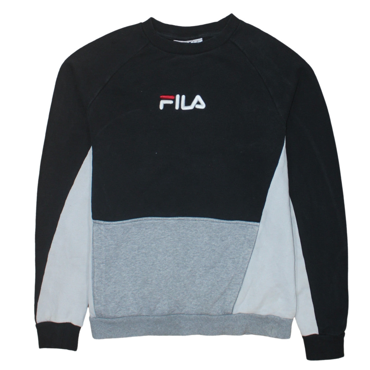 Mens UK Size S FILA Black Pullover Sweatshirt
