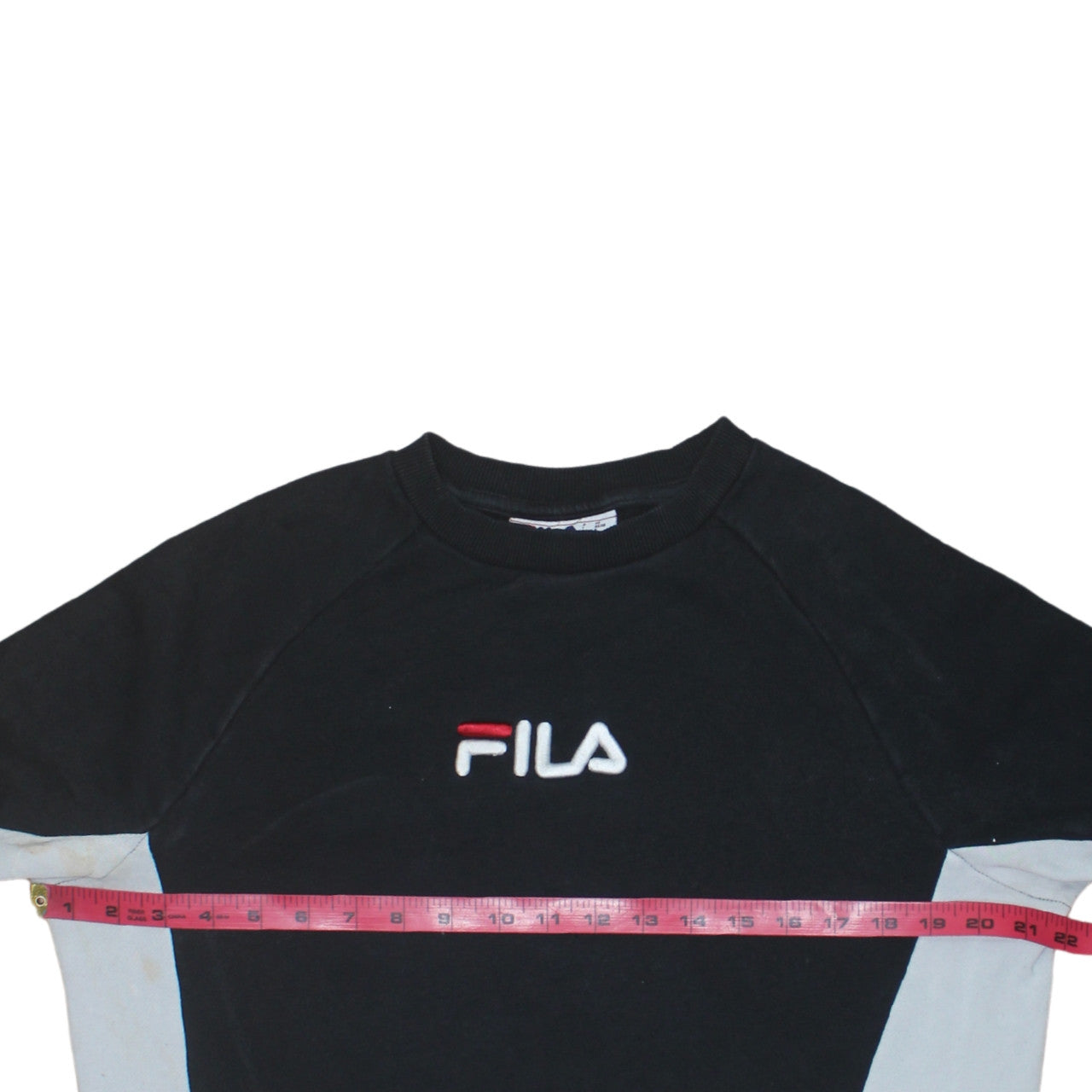 Mens UK Size S FILA Black Pullover Sweatshirt