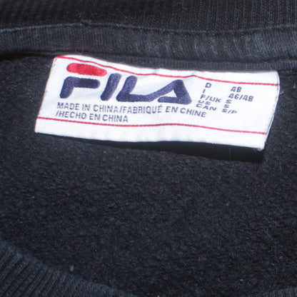Mens UK Size S FILA Black Pullover Sweatshirt