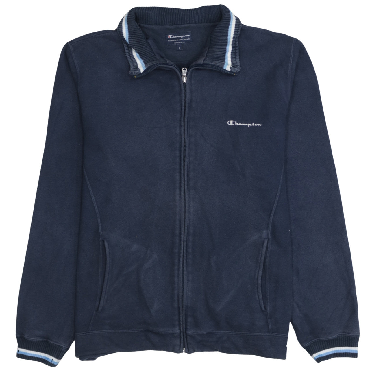Mens UK Size L Champion Blue Gym & Training Running & Jogging Walking Jacket