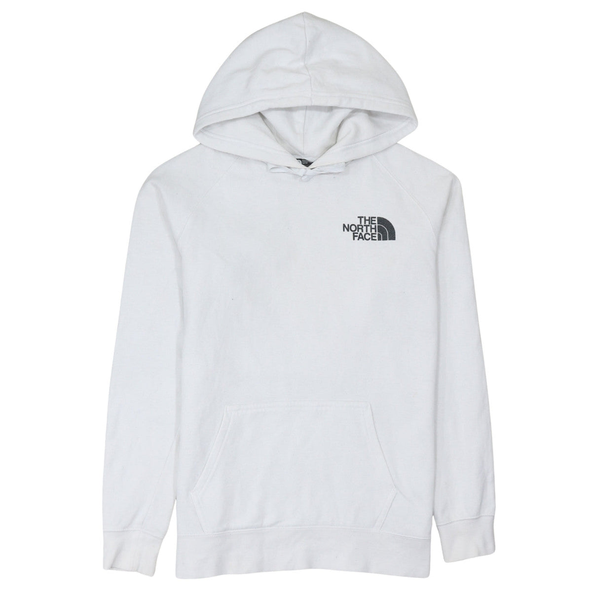 Womens UK Size M The North Face White Pullover Hoodie