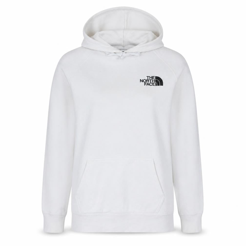 Womens UK Size M The North Face White Pullover Hoodie