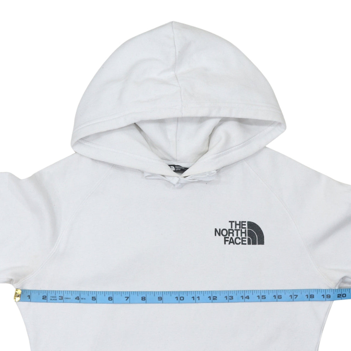 Womens UK Size M The North Face White Pullover Hoodie