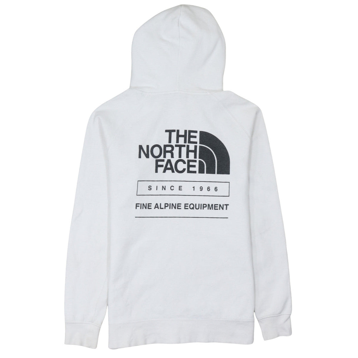 Womens UK Size M The North Face White Pullover Hoodie