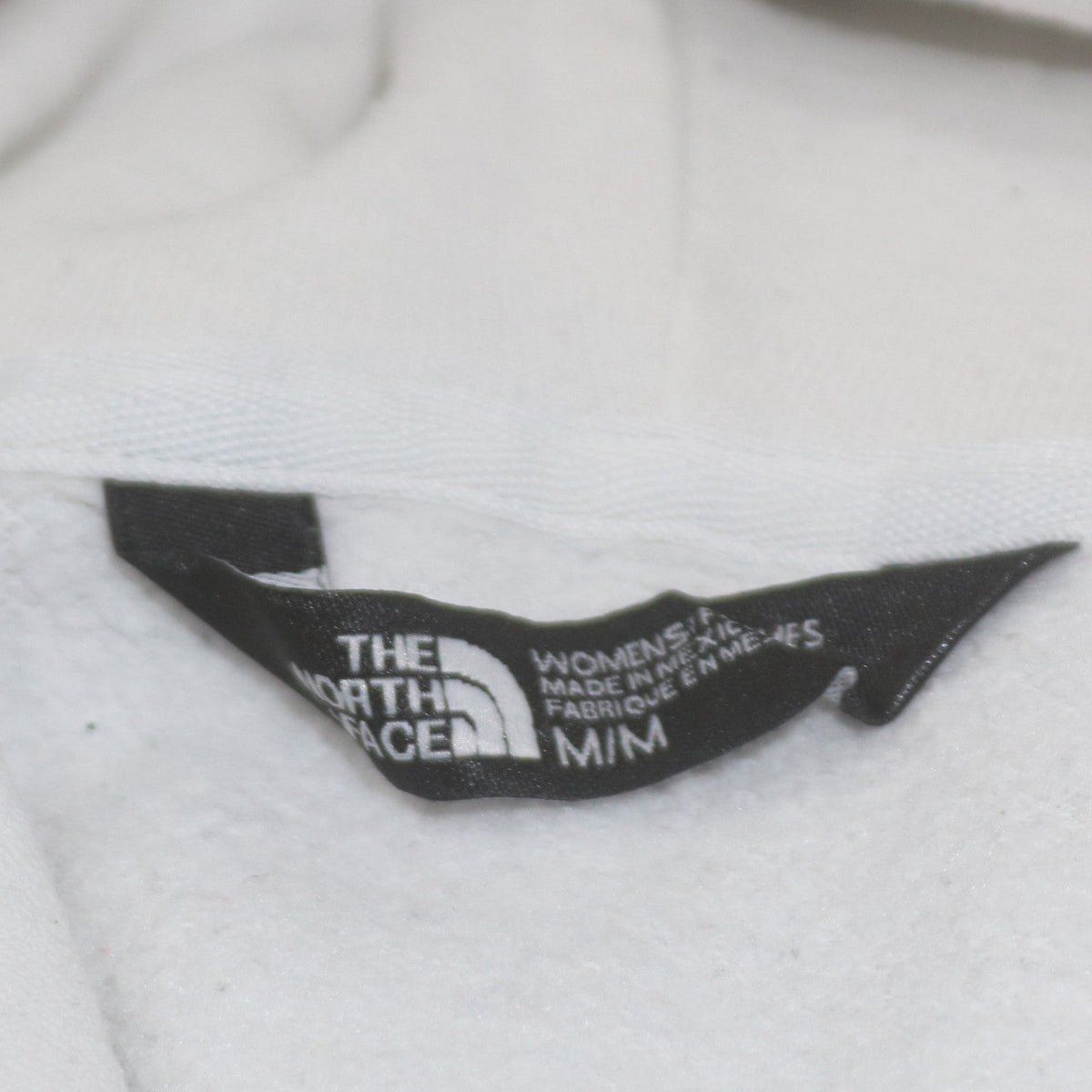 Womens UK Size M The North Face White Pullover Hoodie