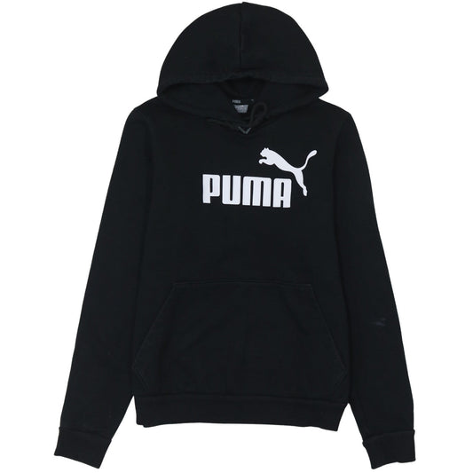 Womens UK Size 12 PUMA Black Pullover Hoodie