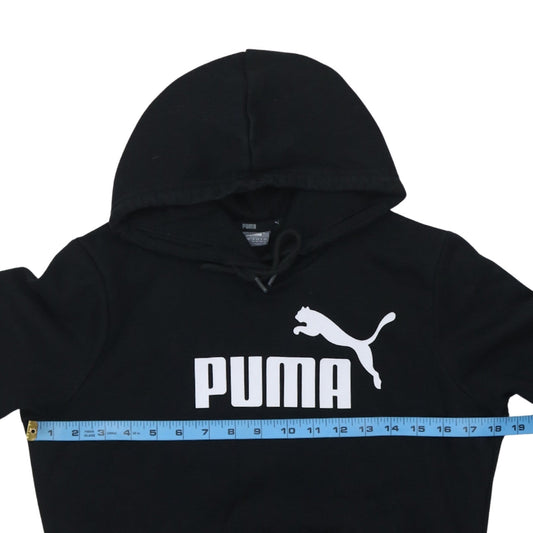 Womens UK Size 12 PUMA Black Pullover Hoodie