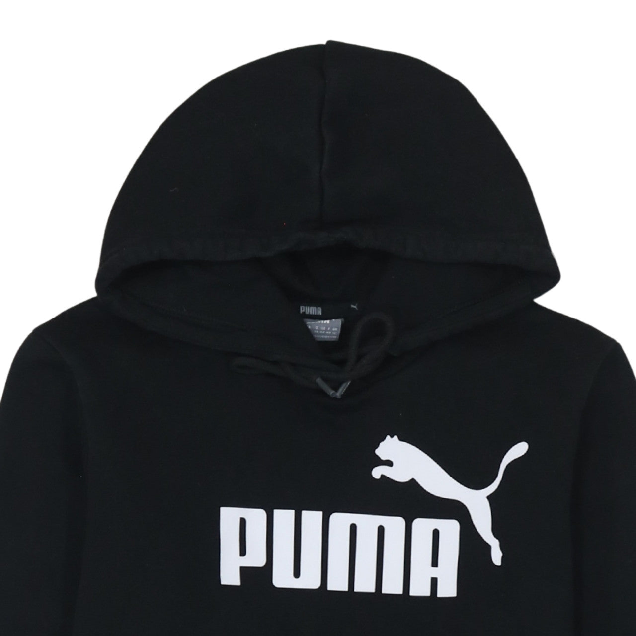 Womens UK Size 12 PUMA Black Pullover Hoodie