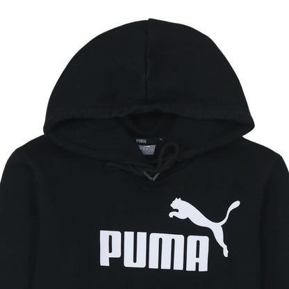 Womens UK Size 12 PUMA Black Pullover Hoodie
